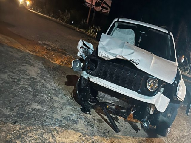 Motorista embriagada invade preferencial e causa acidente na sada de Brao do Norte