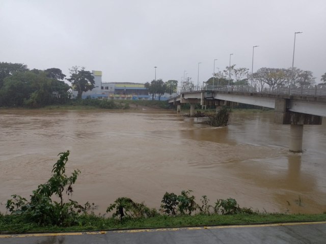 Nvel do Rio Tubaro permanece estvel e Defesa Civil descarta possibilidade de transbordamento