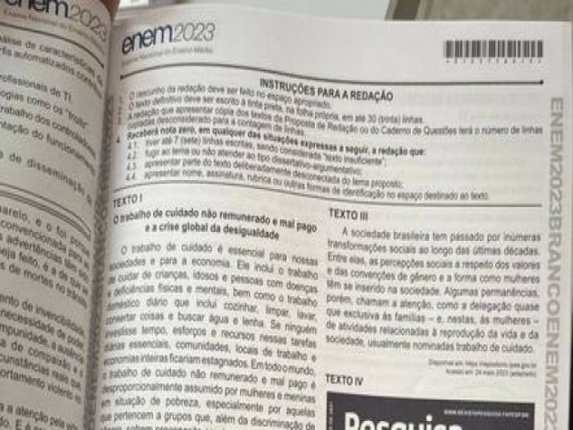 Inep aciona PF aps suposto vazamento de prova do Enem 2023