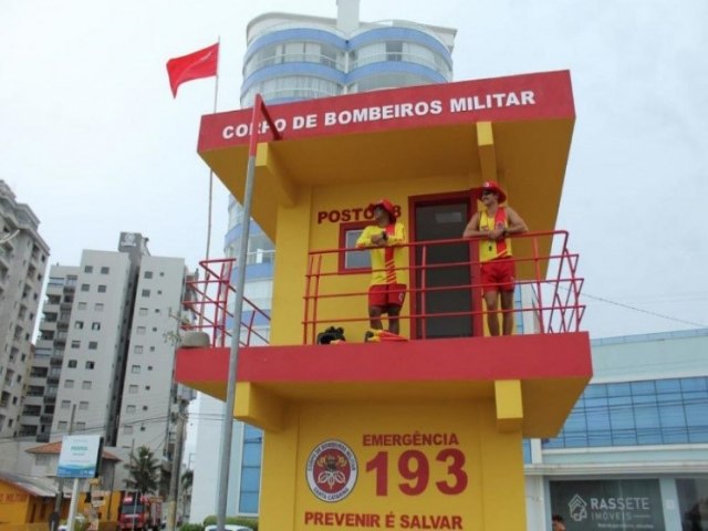 Postos de guarda-vidas em Laguna devem ser ativados no dia 2 de dezembro 