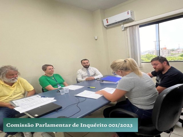 Na tarde de hoje, reuniu-se a Comisso Parlamentar de Inqurito n. 001/2023