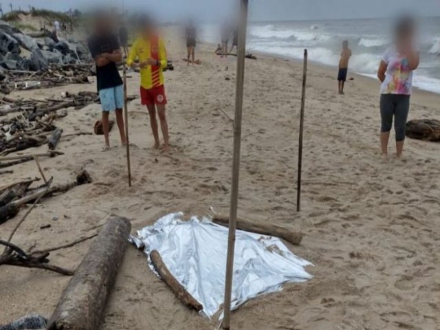 Cadver com cabea e membros decepados surge em praia de Santa Catarina