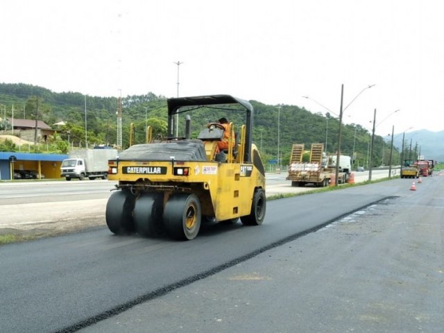 No Sul do Estado, BR-101 ter obras de recuperao, manuteno e conservao nesta semana