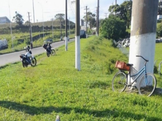 Ciclista de 57 anos passa mal e morre, em Imbituba