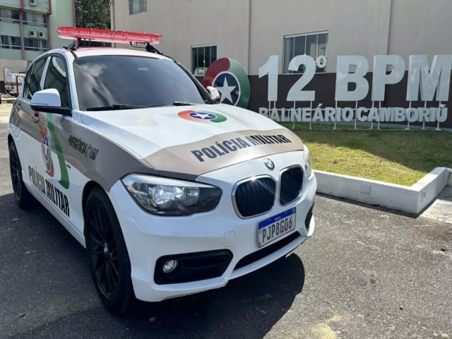 BMW apreendida em operao vira viatura da PM