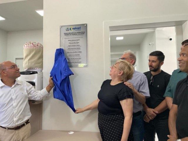 Unidade prpria do ESF do bairro Caador  inaugurada em Capivari de Baixo