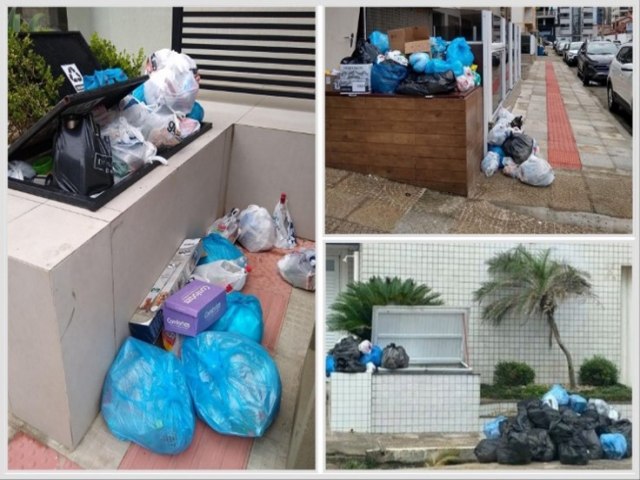 Falta de pagamento tem provocado o no recolhimento do lixo em Laguna