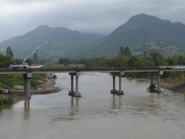 Ponte da Guarda entra na reta final e obra est quase concluda