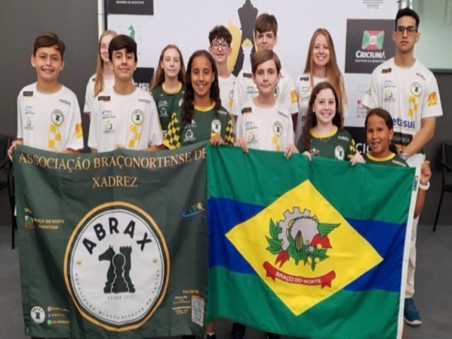 Grupo de Xadrez de Brao do Norte participa de competio internacional