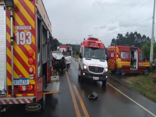 Tragdia na BR-280: Coliso Fatal Entre Veculos Causa Quatro Mortes em Canoinhas