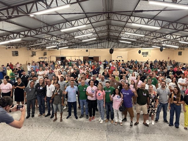 Com CTG lotado, Partido Liberal realiza evento de filiaes em Pescaria Brava