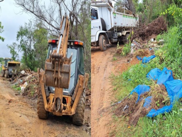 Capivari de Baixo inicia mutiro de recolhimento de entulhos descartados irregularmente