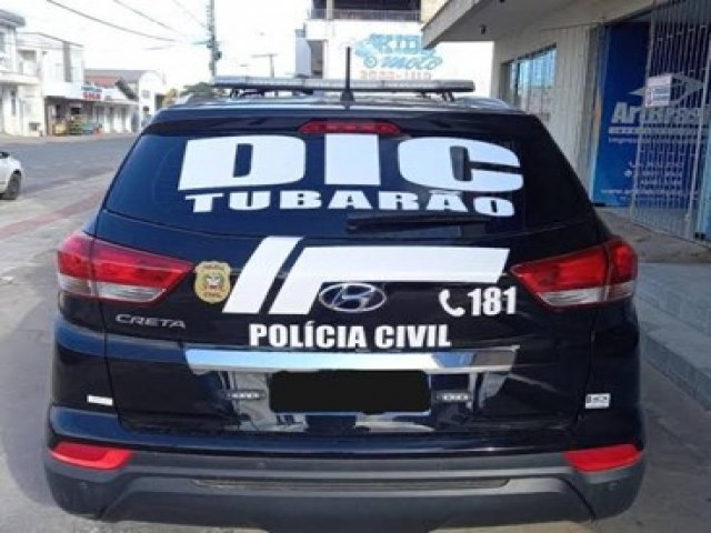 Polcia Civil prende acusado de tentativa de homicdio em Tubaro