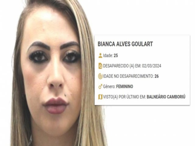 Familiares buscam informaes sobre a jovem Bianca Alves Goulart, 25 anos, que est desaparecida