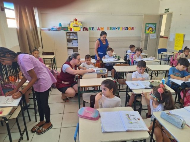 Passados 30 dias do incio do ano letivo, rede municipal de ensino contabiliza 2.759 mil alunos em sala de aula