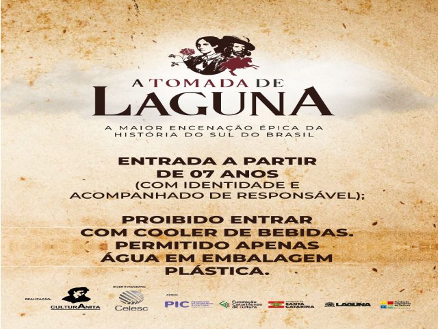 Procedimento para as pessoas que compraram ingresso no site do evento cancelado - Tomada de Laguna do dia 16/03 (sbado)