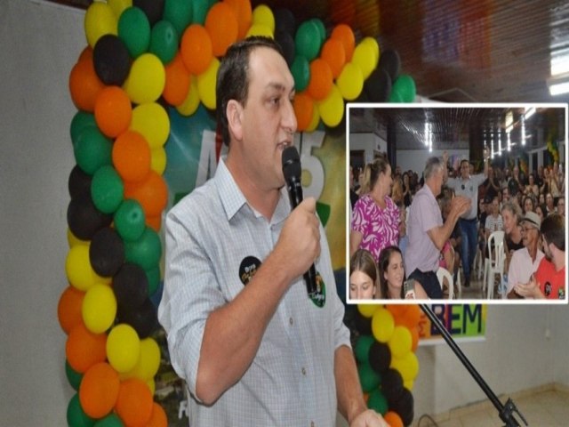 Xande  o pr-candidato a prefeito pelo MDB de So Ludgero