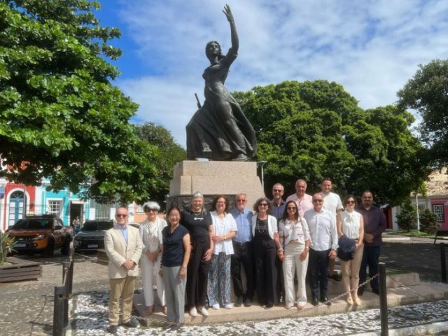 Laguna recebe visita de comitiva internacional em honra a Anita Garibaldi