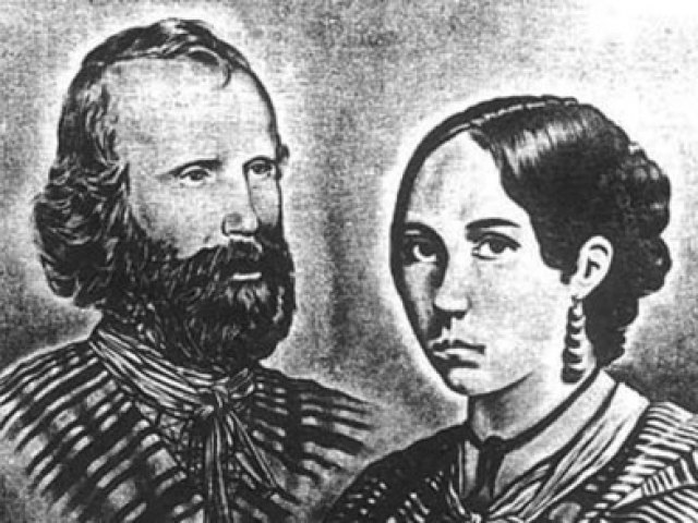 Il Comandante Giuseppe Garibaldi incontra Anita 