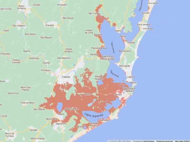 Cidades da regio correm risco de ficarem submersas com o aumento do nvel do mar