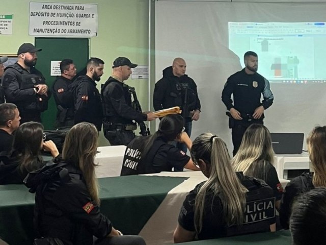 Polcia Civil realiza operao contra organizao criminosa com buscas no Presdio Santa Augusta