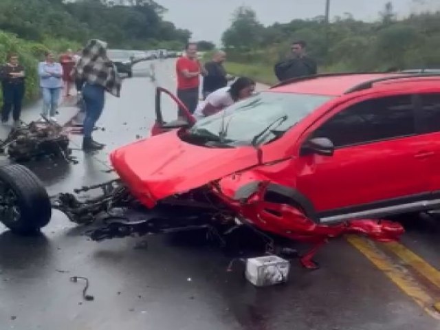 Grave acidente deixa duas pessoas gravemente feridas na SC-108, em Orleans