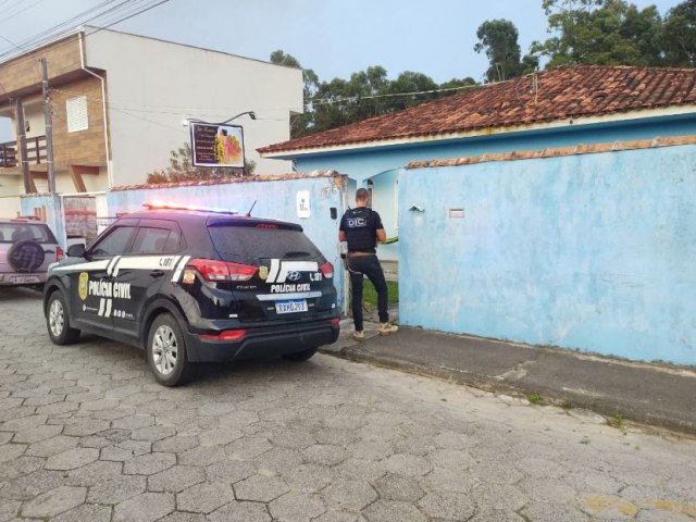 Grande operao policial desarticula associao criminosa em Laguna