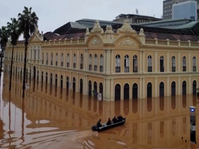 Nvel do Rio Guaba atinge maior marca desde 1941