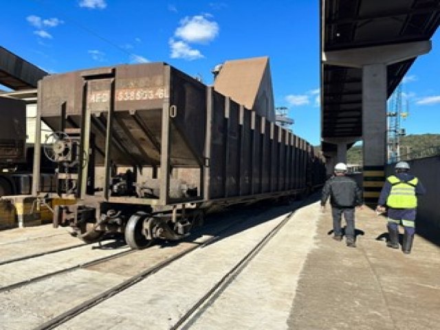 Ferrovias: movimentao de cargas em SC cresce acima da mdia nacional no primeiro quadrimestre de 2024