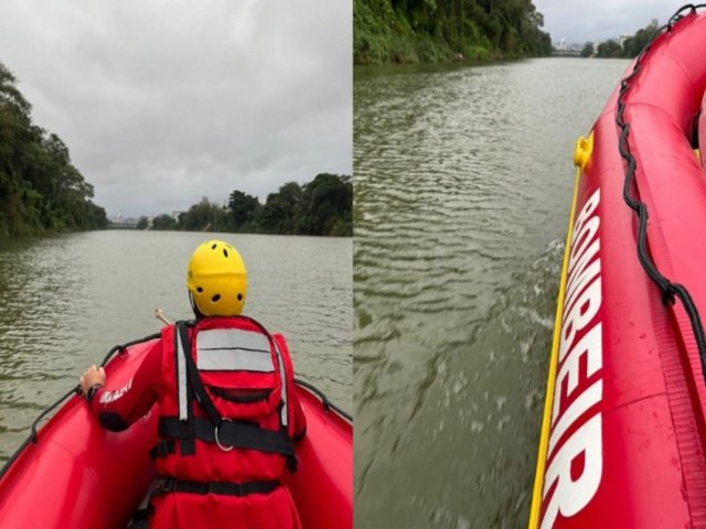 Buscas por corpo no Rio Tubaro foram retomadas na segunda (3)