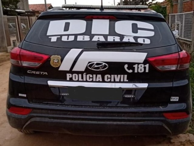 Polcia Civil prende trs suspeitos por assalto a mo armada e furto de moto em Tubaro