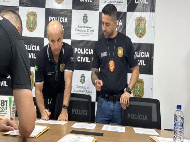 Polcia Civil de SC deflagra operao no Cear contra golpes aplicados em catarinenses