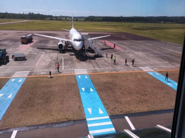 Data de novo leilo para concesso do Aeroporto de Jaguaruna  anunciada em reunio Plenria da Facisc, em Brao do Norte