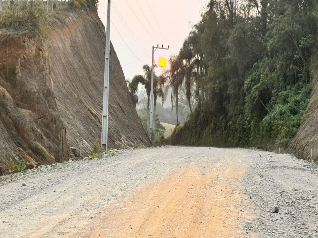 Aps vitria na Justia, prefeito comemora depsito de valores de rodovia em Pedras Grandes