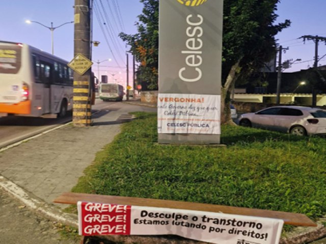 Trabalhadores da Celesc anunciam greve por tempo indeterminado