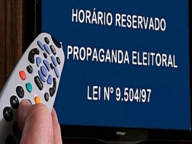 Horrio eleitoral no rdio e na TV comea nesta sexta (30)