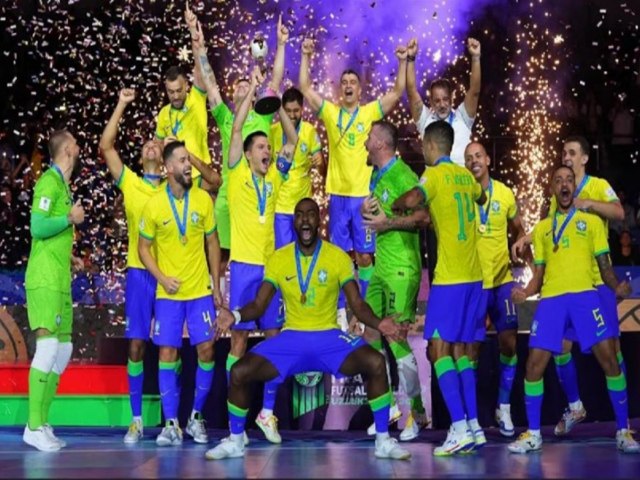 Catarinenses brilham no hexacampeonato mundial da seleo brasileira de futsal