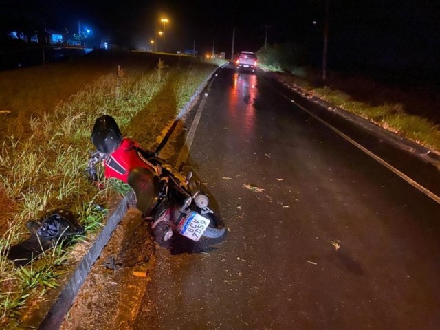 Motociclista morre ao sofrer queda de veculo em rodovia da regio