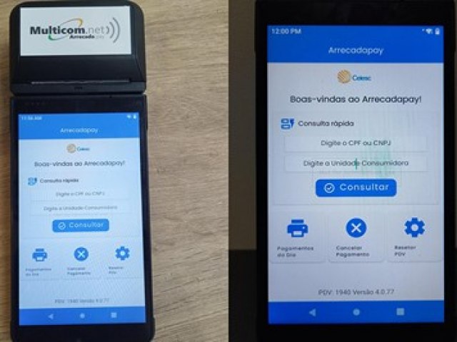 Em Tubar�o faturas de energia podem ser pagas com cart�o