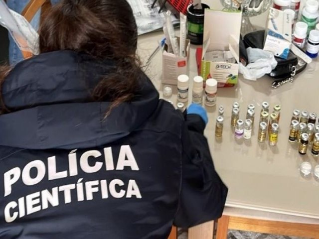 Educador f�sico � preso por venda ilegal de anabolizantes e Mounjaro em Urussanga