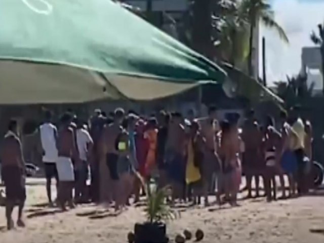 Homem  morto e outro fica ferido na praia do pina