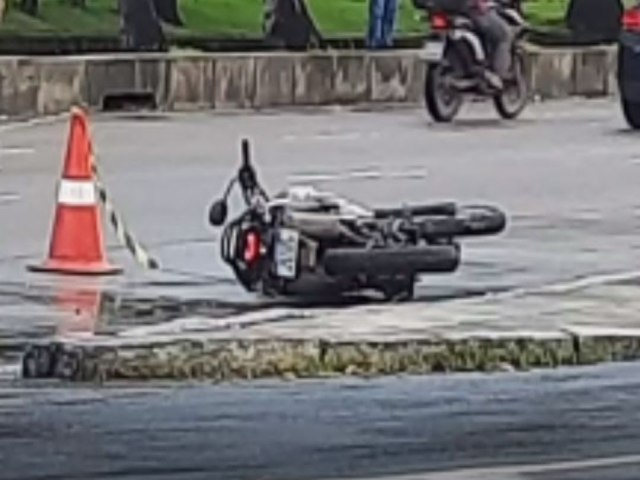 Motociclista morre aps ser atropelado por viatura da PM