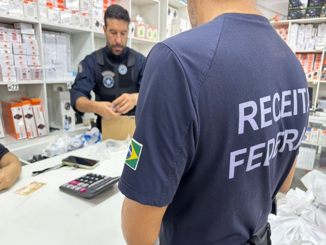 Receita Federal realiza operao contra produtos falsificados em Macei/AL