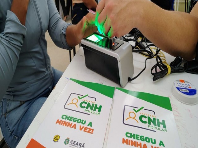 Detran CE realiza atendimento de CNH Popular no interior no fim de semana