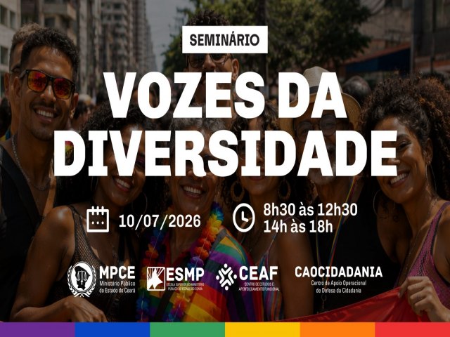 Seminário Vozes da Diversidade contará com transmissão ao vivo para Juazeiro do Norte Seminário Vozes da Diversidade contará com transmissão ao vivo para Juazeiro do Norte