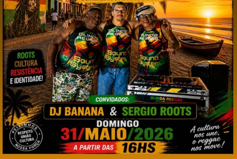 Olinda Reggae Sound System Promete Tarde de Resist�ncia e Cultura na Comunidade de Peixinhos