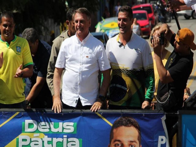 Ex-presidente Bolsonaro esteve em Maric