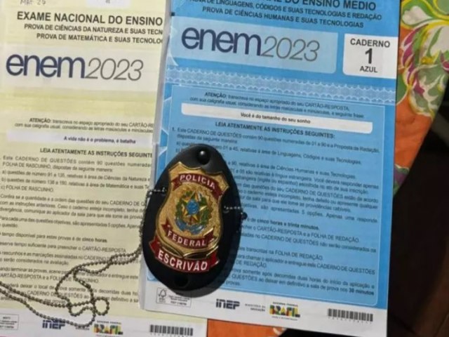 Estudante de Medicina  preso suspeito de fazer prova do Enem no lugar de outros candidatos