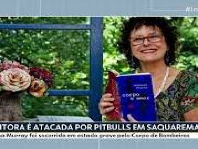 Famlia diz que escritora atacada por pitbulls na orla de Saquarema, no RJ, deixou CTI