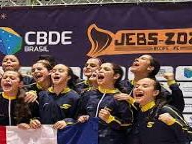 FAEC comemora conquista do ouro no handebol feminino no JEBs 2024